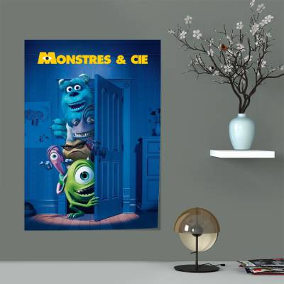 پوستر سیلک  کارخانه هیولاها - Monster inc 4