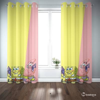 پرده پانچ باب اسفنجی -3 Sponge bob