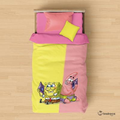 روتختی یک نفره باب اسفنجی -3 Sponge bob