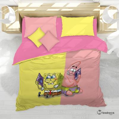 روتختی دو نفره باب اسفنجی -3 Sponge bob