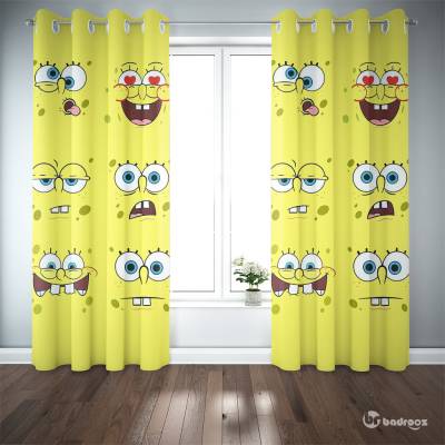پرده پانچ باب اسفنجی -5 Sponge bob