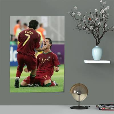 پوستر سیلک لوئیس فیگو - Luis Figo
