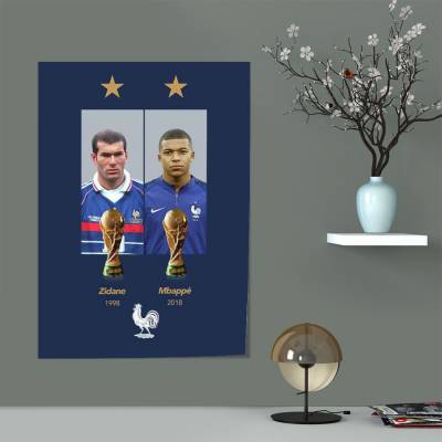 پوستر سیلک زین‌الدین زیدان - 2  Zine dine Zidane 