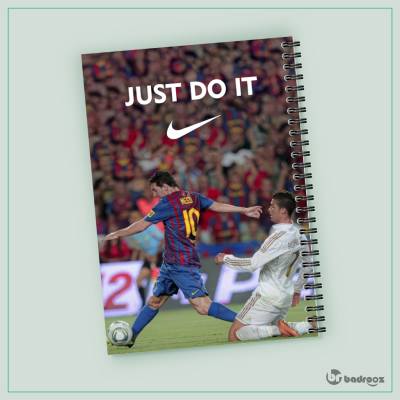 دفتر یادداشت Messi and Ronaldo