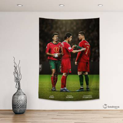 بک دراپ Figo - Gomes- Ronaldo
