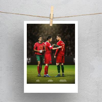 پولاروید(فتوکارت) Figo - Gomes- Ronaldo