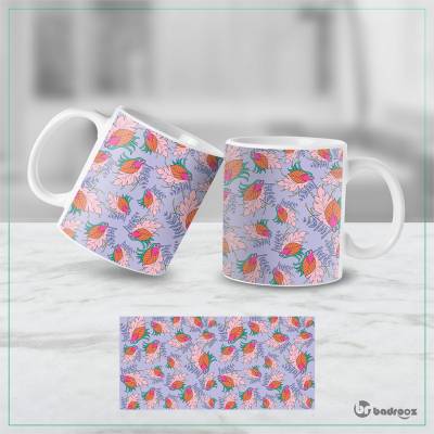 ماگ  برگ رنگارنگ