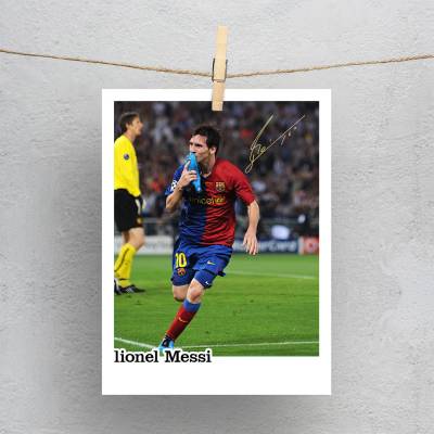 پولاروید(فتوکارت) لیونل مسی - Lionel Messi3