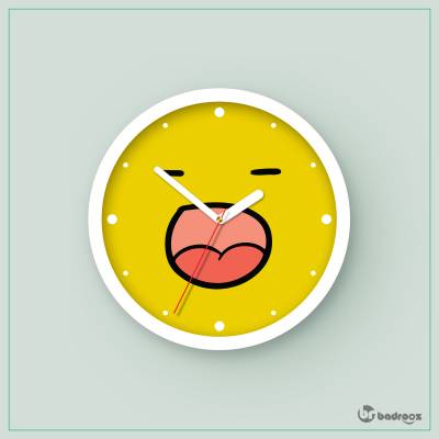 ساعت دیواری  اسمایلی خسته