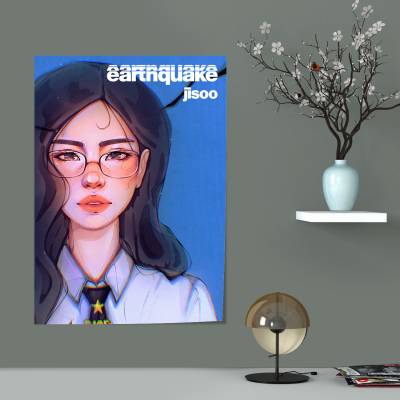 پوستر سیلک jisoo earthquake