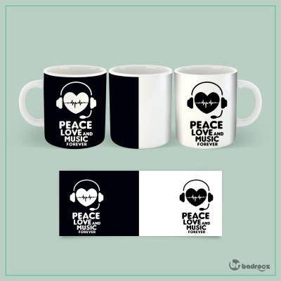 ماگ  peace - love - music