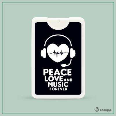 عطرجیبی peace - love - music