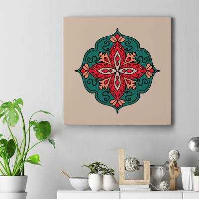 تابلو کنواس مربع (بوم) اسلیمی