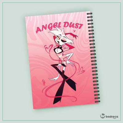 دفتر یادداشت hazbin hotel angel dust
