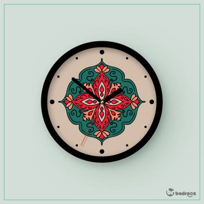 ساعت دیواری  طرح اسلیمی