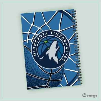 دفتر یادداشت مینه سوتا تیمبرولوز (Minesota Timberwolves)-3