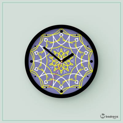 ساعت دیواری  ماندالا عنکبوتی