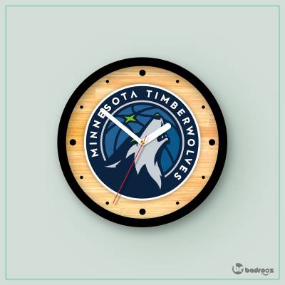 ساعت دیواری  مینه سوتا تیمبرولوز (Minesota Timberwolves)-8