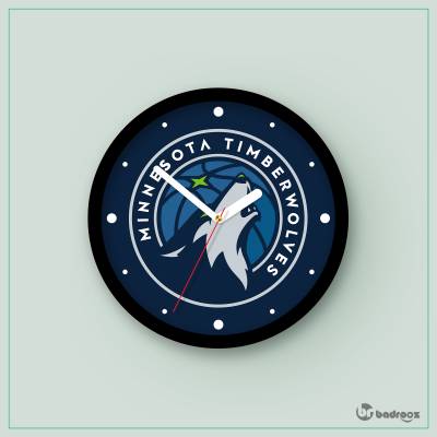 ساعت دیواری  مینه سوتا تیمبرولوز (Minesota Timberwolves)-9