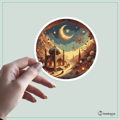 استیکر و برچسب ماه مبارک رمضان