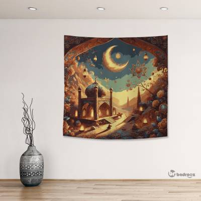 بک دراپ مربع ماه مبارک رمضان
