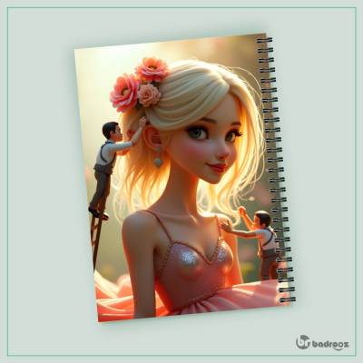 دفتر یادداشت باربی استایلیش