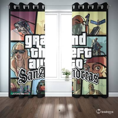پرده پانچ جی تی ای سن اندرس (Grand Theft Auto San Andreas)-1