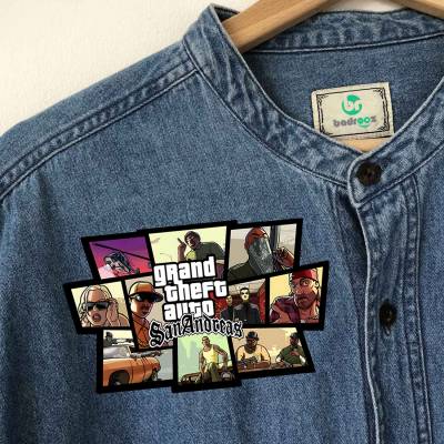پچ حرارتی (برچسب لباس) جی تی ای سن اندرس (GTA San Andreas)