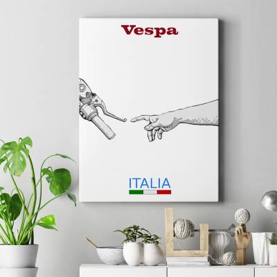 تابلو کنواس (بوم) وسپا - Vespa