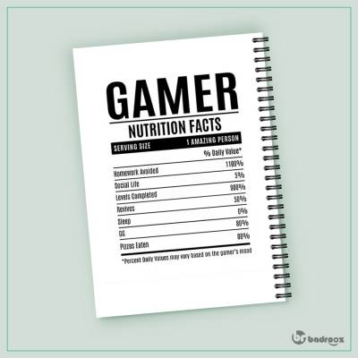 دفتر یادداشت گیمر - Gamer