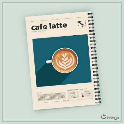 دفتر یادداشت  Coffee Latte