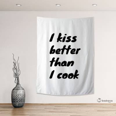 بک دراپ I kiss better than 