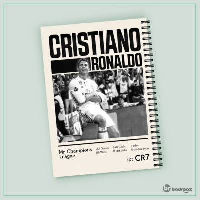 دفتر یادداشت کریستیانو رونالدو 5 -Cristiano Ronaldo
