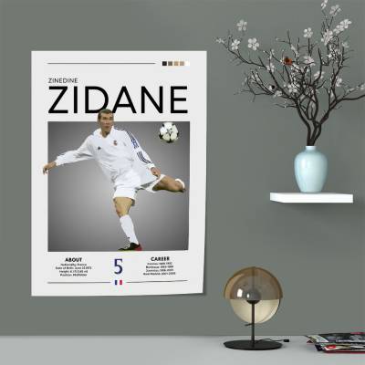 پوستر سیلک زیدان - Zidane