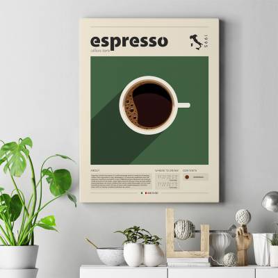 تابلو کنواس (بوم) Espresso 