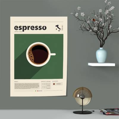 پوستر سیلک Espresso 