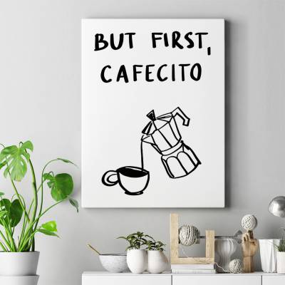 تابلو کنواس (بوم) Cafecito