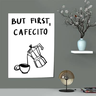 پوستر سیلک Cafecito