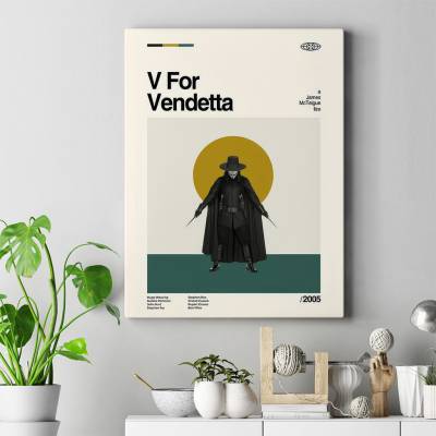 تابلو کنواس (بوم)  وی مثل وندتا - V for Vendetta