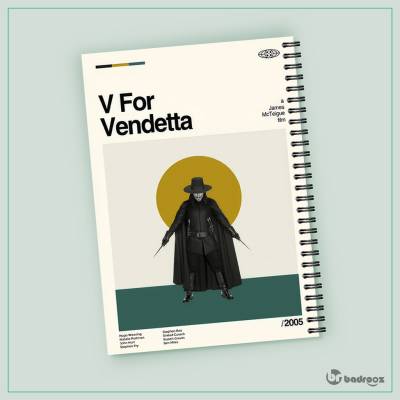 دفتر یادداشت  وی مثل وندتا - V for Vendetta