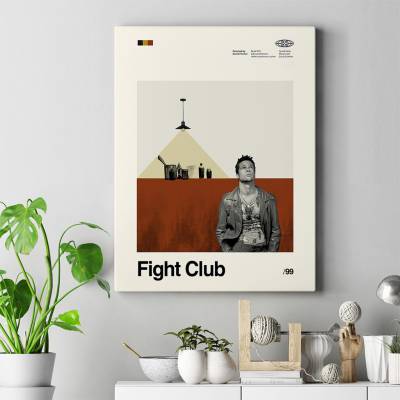 تابلو کنواس (بوم) باشگاه مبارزه - Fight Club