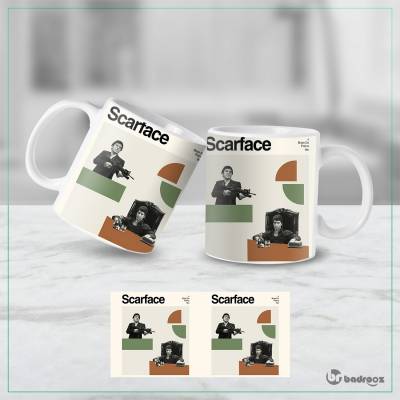 ماگ   صورت زخمی -  Scarface 
