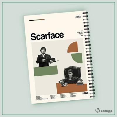 دفتر یادداشت  صورت زخمی -  Scarface 