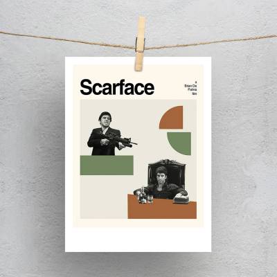 پولاروید(فتوکارت)  صورت زخمی -  Scarface 
