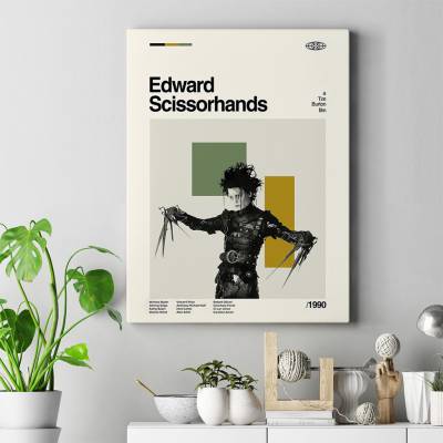 تابلو کنواس (بوم) ادوارد دست قیچی - Edward Scissorhands