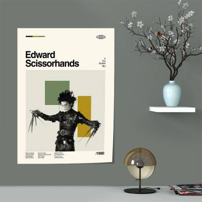 پوستر سیلک ادوارد دست قیچی - Edward Scissorhands