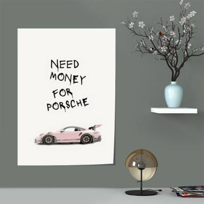 پوستر سیلک  پورش - Porsche