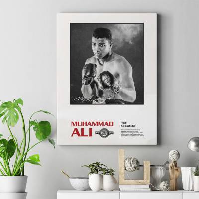 تابلو کنواس (بوم) محمد علی - Muhammad Ali
