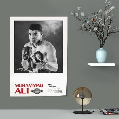 پوستر سیلک محمد علی - Muhammad Ali