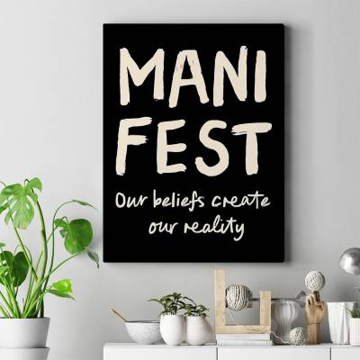 تابلو کنواس (بوم) Mani Fest